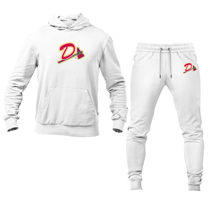 Men's Danville Braves Logo Hoodie Joggers Set