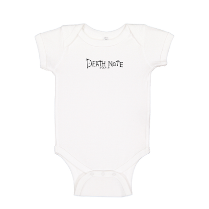 Death Note Logo Baby Romper Onesie