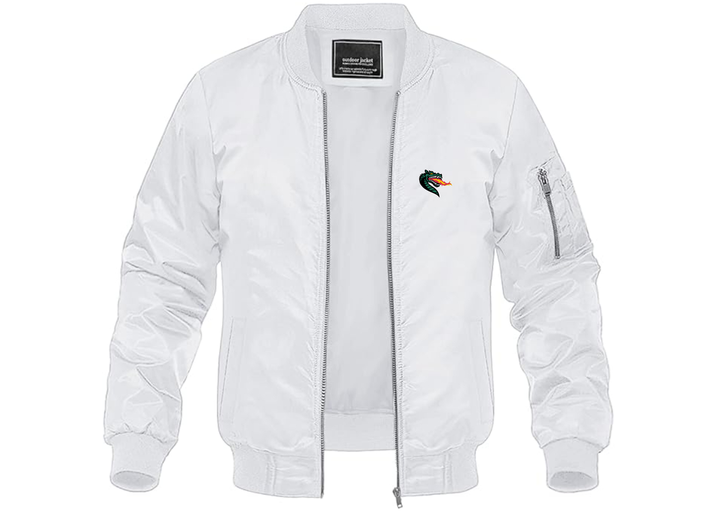 Men's UAB Blazers Lightweight Bomber Jacket Windbreaker Softshell Varsity Jacket Coat