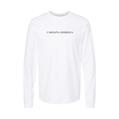 Men's Carolina Herrera Logo Long Sleeve T-Shirt