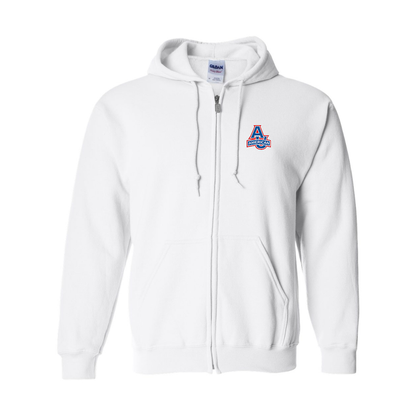 Men's  American Eagles  Gildan  Heavy Blend Full Zip Hooded Sweatshirt