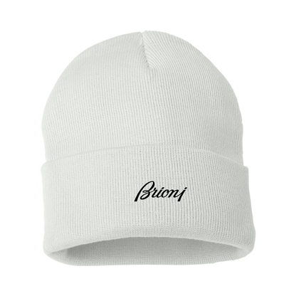 Brioni Logo Beanie Hat