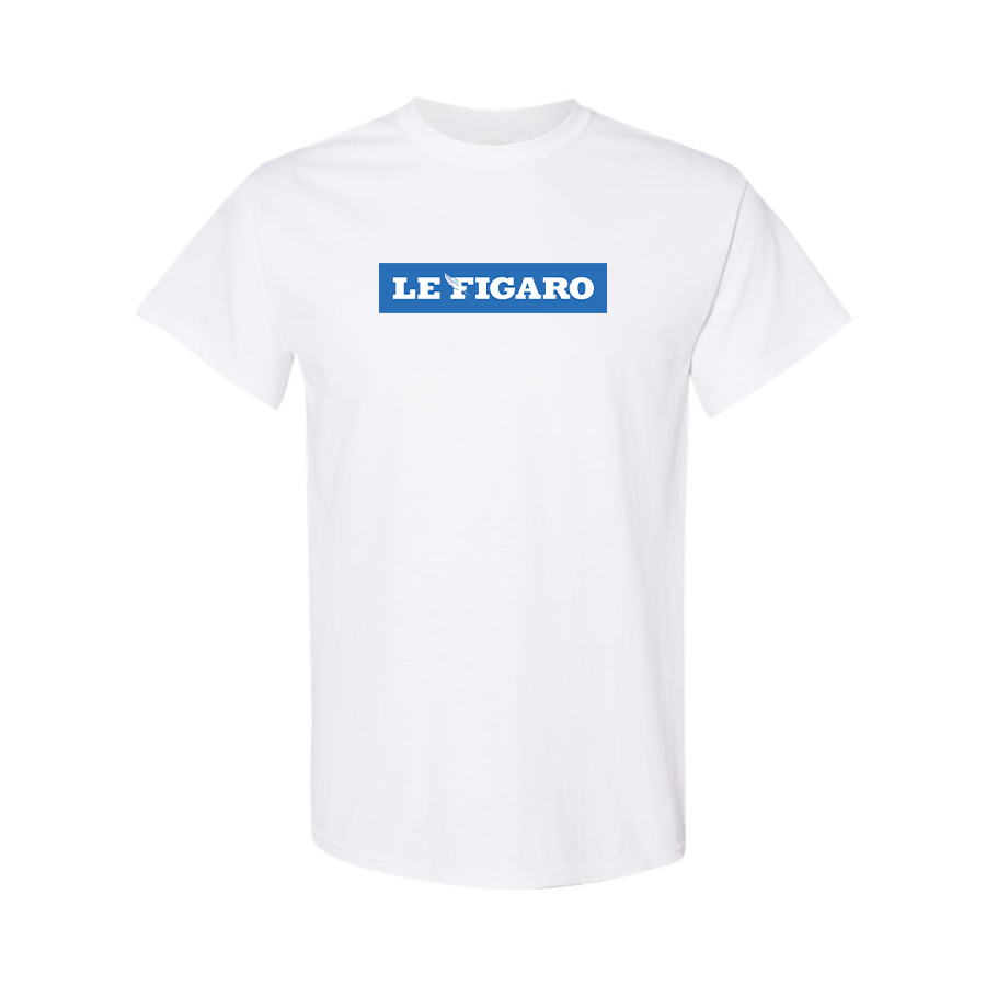 Men's Le Figaro Logo Cotton T-Shirt