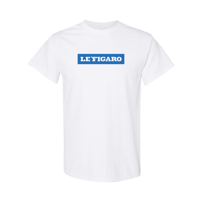 Men's Le Figaro Logo Cotton T-Shirt