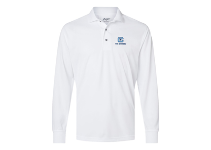 Men's The Citadel Bulldogs Paragon Prescott Long Sleeve Polo