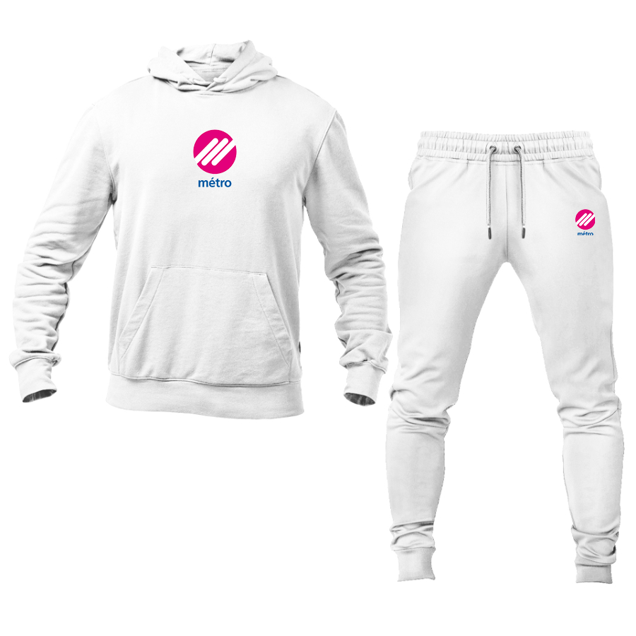Men's Lausanne Métro Logo Hoodie Joggers Set