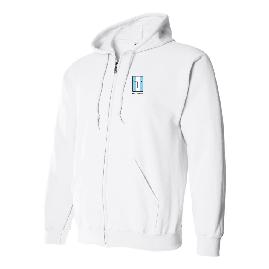 Men's De Tomaso Logo Zipper Hoodie