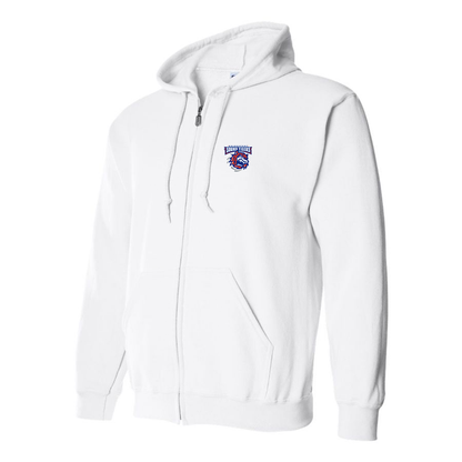 Men's Bridgeport Sound Tigers Logo Zipper Hoodie