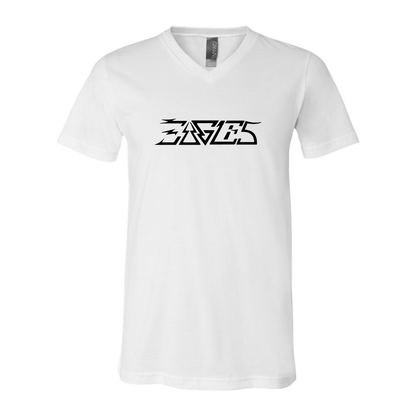 Eagles BELLA  CANVAS - Jersey V-Neck T-Shirt