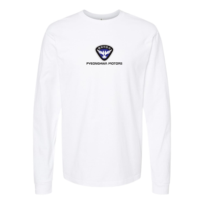Men's Pyeonghwa Motors Logo Cotton Long Sleeve T-Shirt