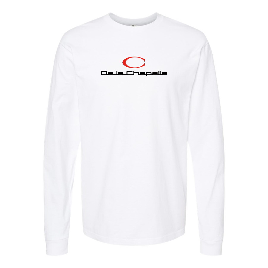 Men's De La Chapelle  Logo Cotton Long Sleeve T-Shirt