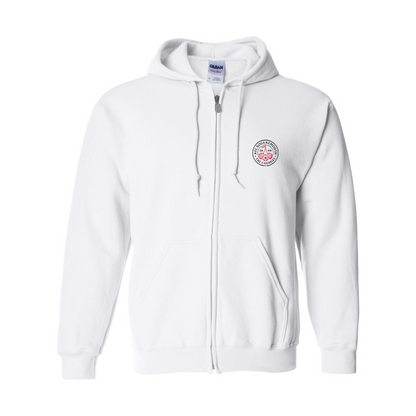 Men's  AFC Bournemouth Soccer Logo Gildan  Heavy Blend Full Zip Hooded Sweatshirt