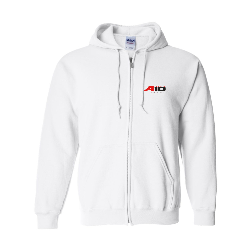 Men's  Atlantic 10 Conference  Gildan  Heavy Blend Full Zip Hooded Sweatshirt