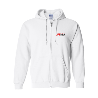 Men's  Atlantic 10 Conference  Gildan  Heavy Blend Full Zip Hooded Sweatshirt