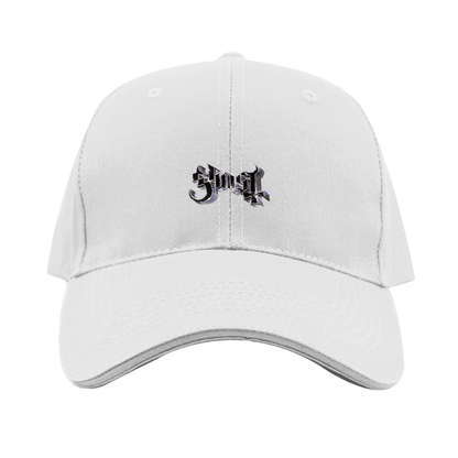 Ghost Logo  Dad Baseball Cap Hat