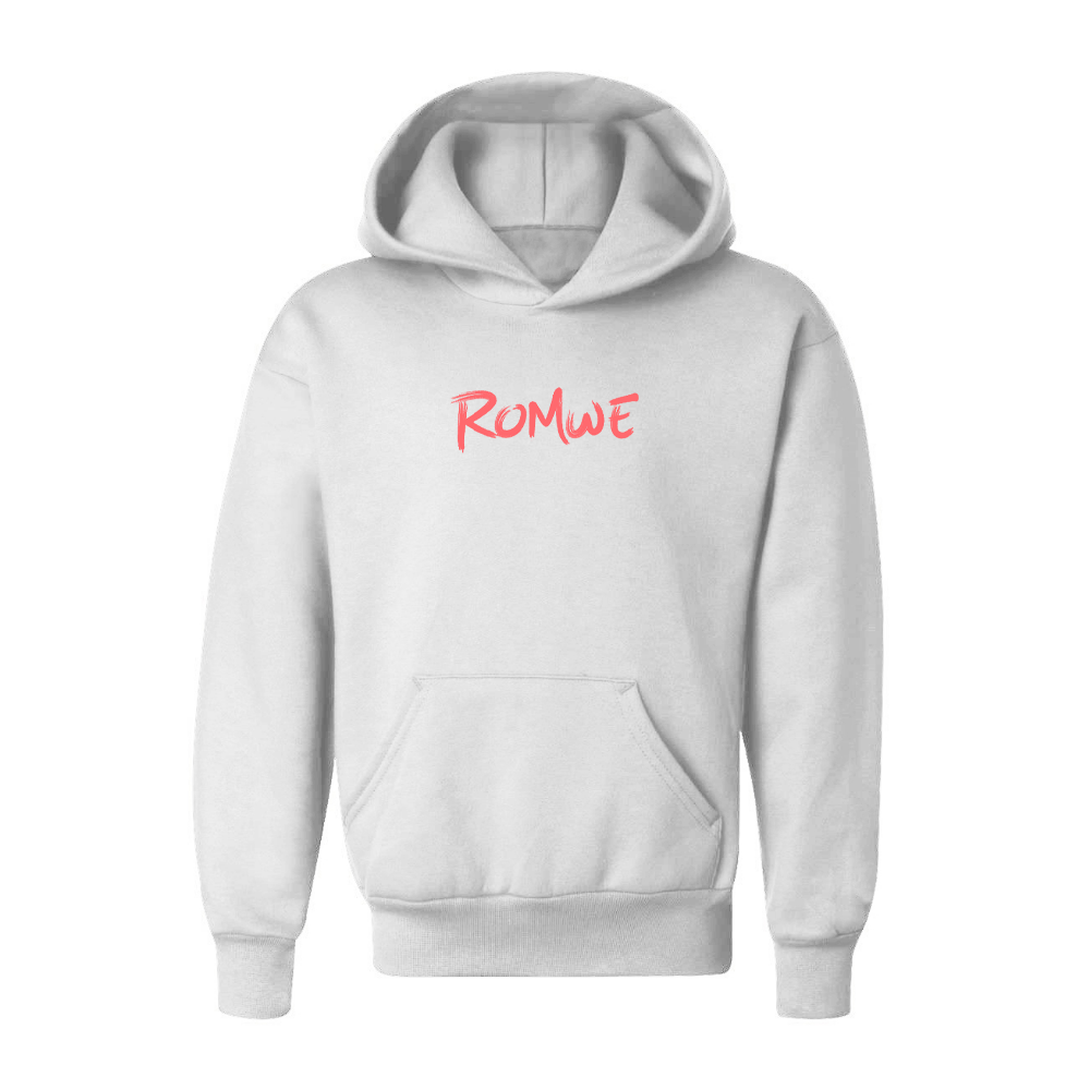 Youth Romwe Logo Pullover Hoodie