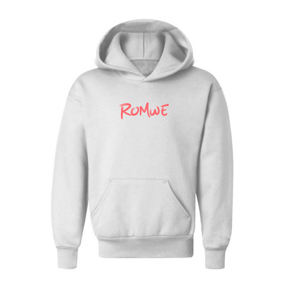 Youth Romwe Logo Pullover Hoodie