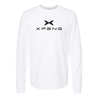 Men's XPeng Logo Cotton Long Sleeve T-Shirt