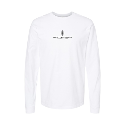 Youth Monte Carlo Automobiles Logo Cotton Long Sleeve T-Shirt