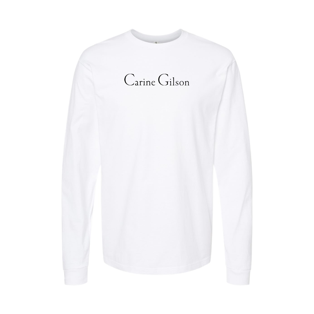 Youth Carine Gilson Logo Cotton Long Sleeve T-Shirt