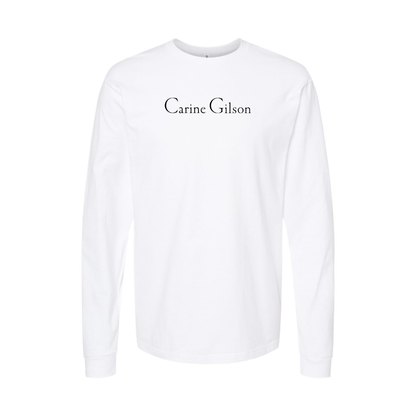 Youth Carine Gilson Logo Cotton Long Sleeve T-Shirt