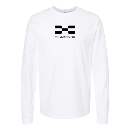 Men's Aiways Logo Cotton Long Sleeve T-Shirt