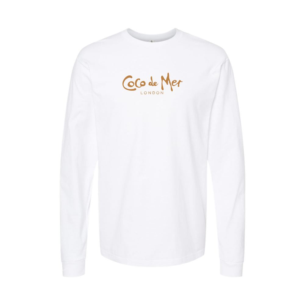 Youth Coco-de Mer Logo Cotton Long Sleeve T-Shirt