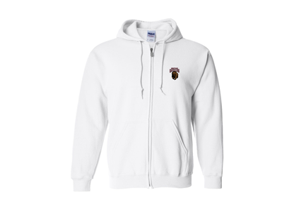 Men's Montana Grizzliesl Gildan  Heavy Blend Full Zip Hooded Sweatshirt