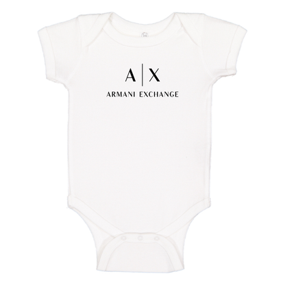 Armani Exchange Logo Baby Onesie Romper