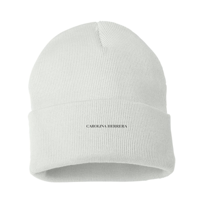 Carolina Herrera Logo Beanie Hat