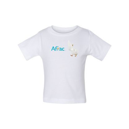 Aflac Logo and Duck BELLA CANVAS Infant Jersey Tee