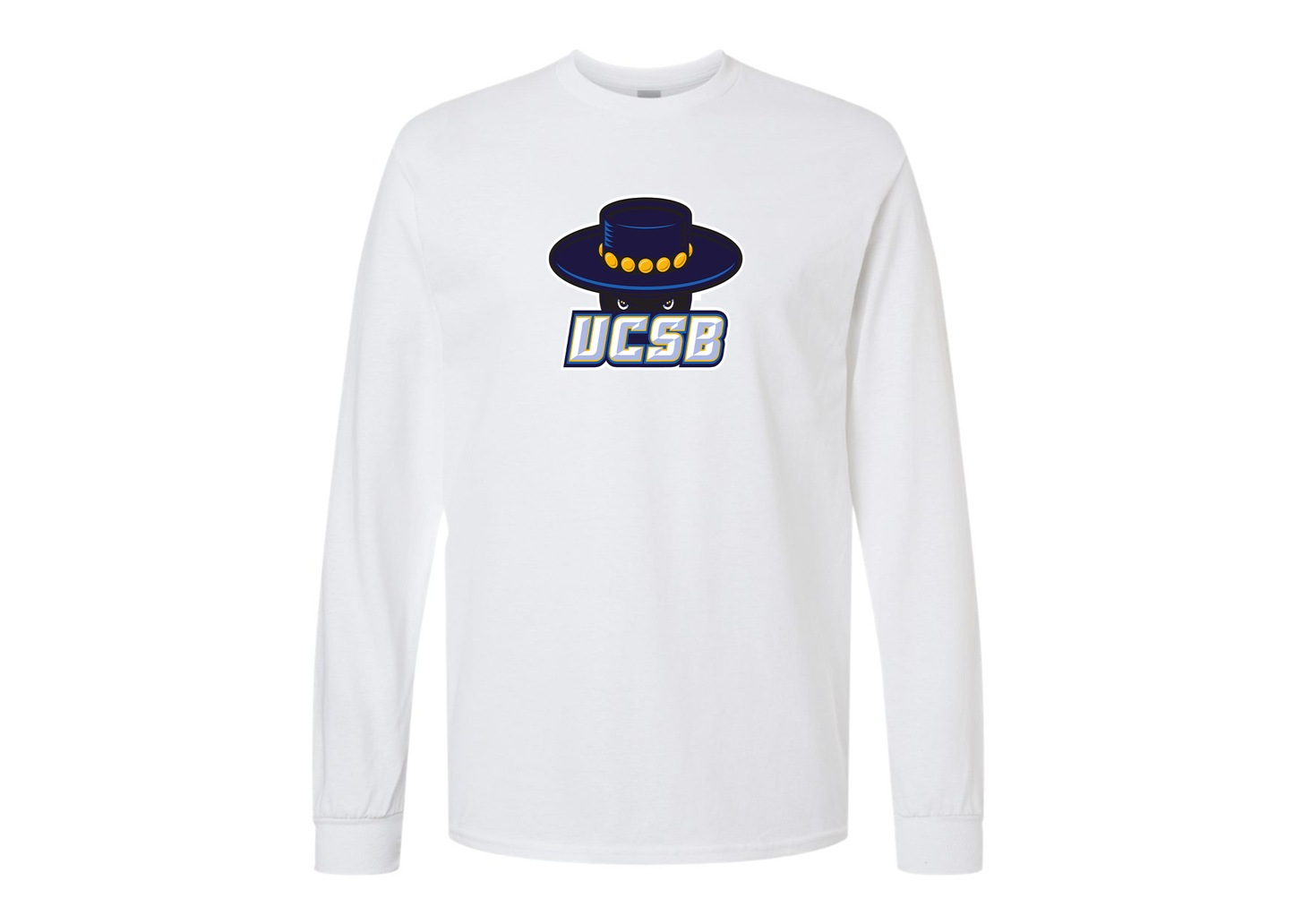 Men's UCSB Gauchos Gildan Heavy Cotton Long Sleeve T-Shirt