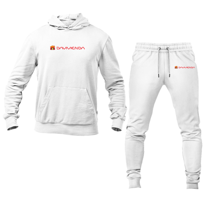 Men's Davivienda Logo Hoodie Joggers Set