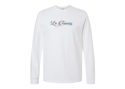 Men's La Tamise Logo Gildan Heavy Cotton Long Sleeve T-Shirt