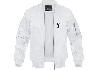 Men's YSL Lightweight Bomber Jacket Windbreaker Softshell Varsity Jacket Coat