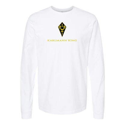 Men's Karlmann King  Logo Cotton Long Sleeve T-Shirt