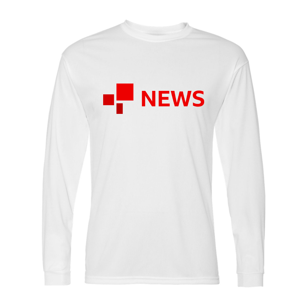 Men's  BBC News  Performance Long Sleeve T-Shirt