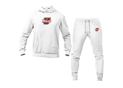 Men's Massachusetts Minutemen Logo Hoodie Joggers Set