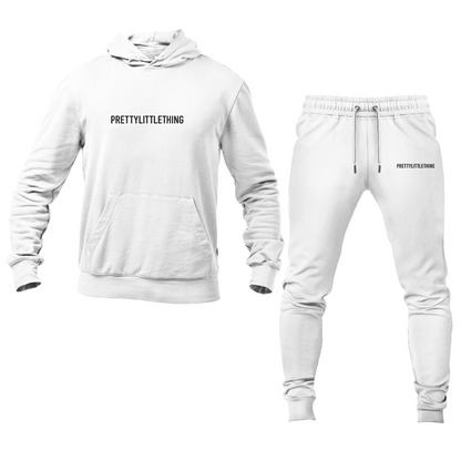 Men's Pretty Little Thing Logo Hoodie Joggers Set