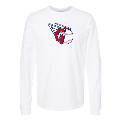 Youth Cleveland Guardians  Logo Long sleeves