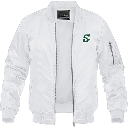 Men's Stetson Hatters Lightweight Bomber Jacket - White