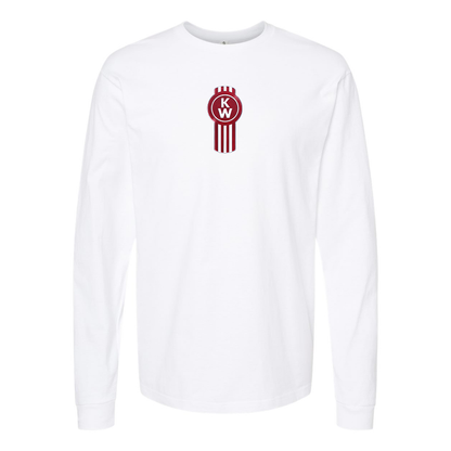 Men's Kenworth Logo Cotton Long Sleeve T-Shirt