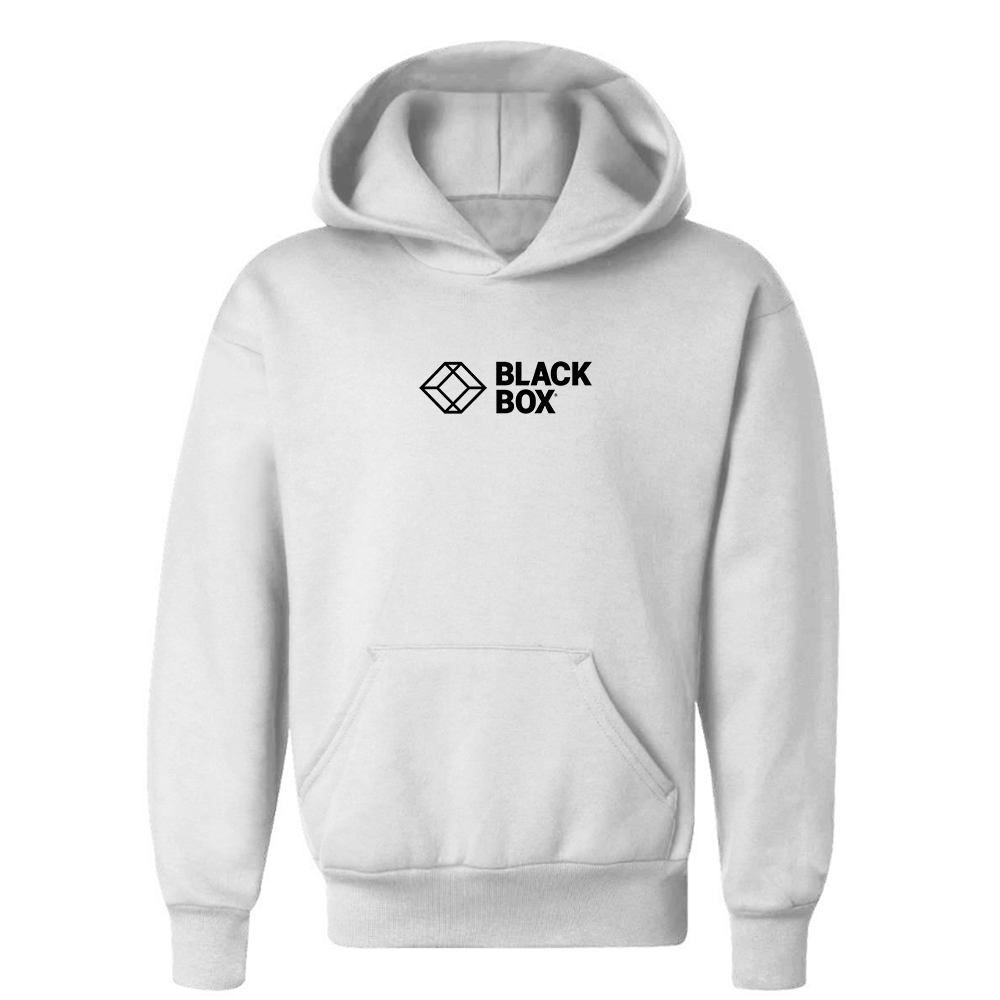 Youth Black Box Logo   Pullover Hoodie