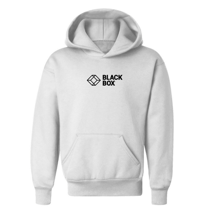 Youth Black Box Logo   Pullover Hoodie