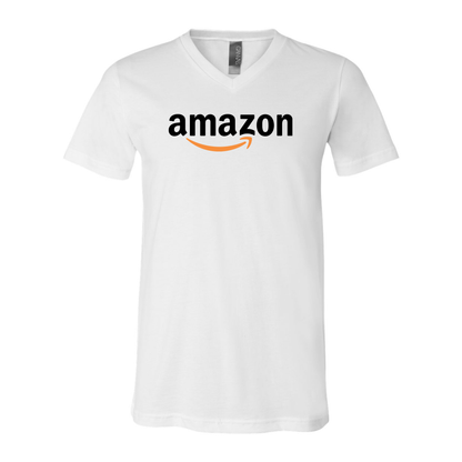Amazon Logo BELLA  CANVAS - Jersey V-Neck T-Shirt