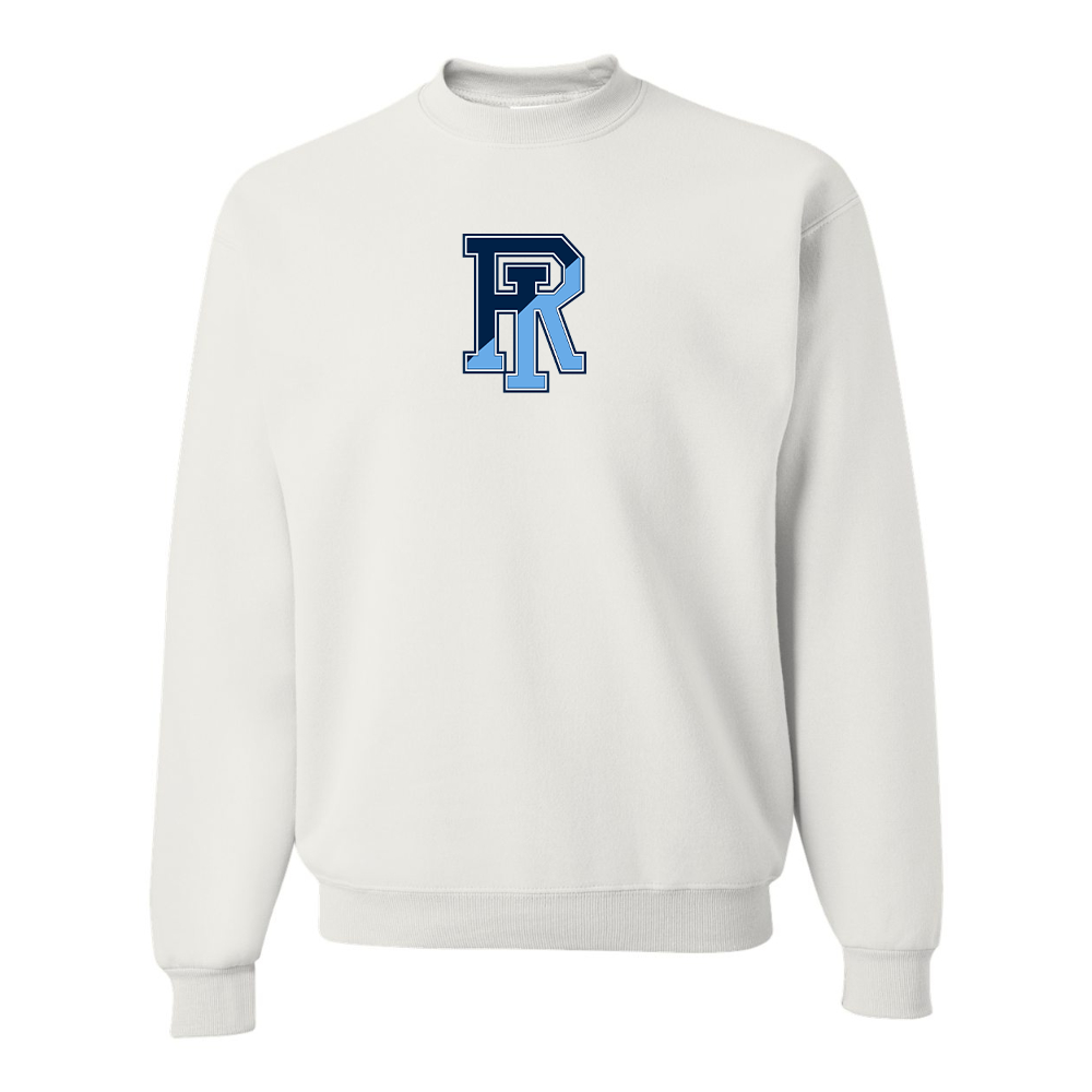 Men's Rhode Island Rams Logo JERZEES NuBlend Crewneck Sweatshirt