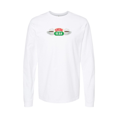 Youth Central Perk Logo Cotton Long Sleeve T-Shirt