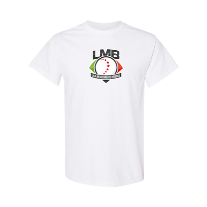 Men's Liga Mexicana de Béisbol Logo Cotton T-Shirt