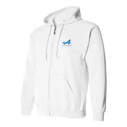 Men's Alpine Motor Logo Zipper Hoodie