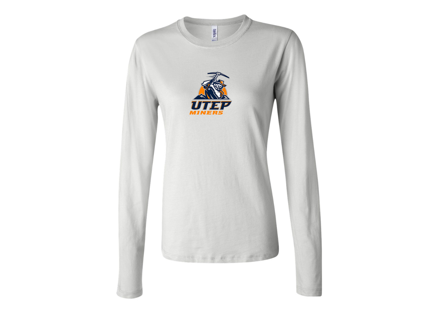 BELLA CANVAS Women’s UTEP Miners Jersey Long Sleeve Tee